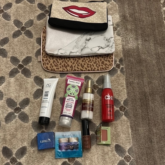 Handbags - Cosmetic Bag & Products Lot